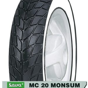 Buitenband 10-3.50 Mitas MC20 White wall