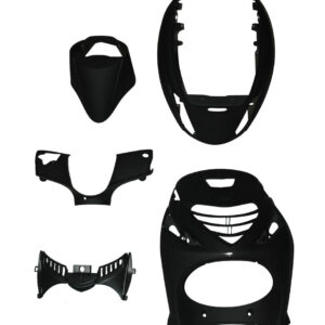 Kappenset 5-delig Mat Zwart | Piaggio Zip SP