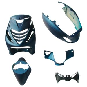 Kappenset 5-delig Mat Blauw | Piaggio Zip SP