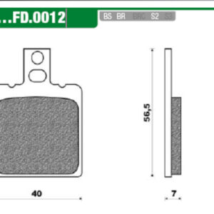 Remblokset Newfren FD0012