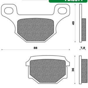 Remblokset Newfren FD0077