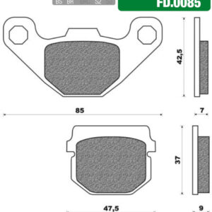 Remblokset Newfren FD0085