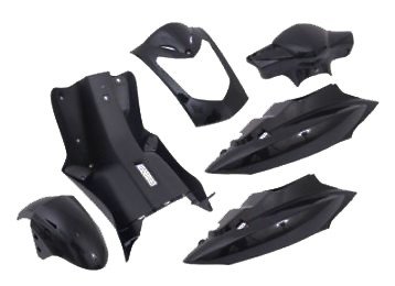 Kappenset 6-delig Zwart | Kymco Agility 12"