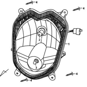Koplamp Compleet OEM-kwaliteit | Sym Orbit 2