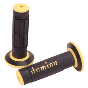 HANDVATEN DOMINO ZWART-GEEL